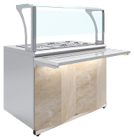 Мармит вторых блюд Luxstahl МВП (С)-1200 Premium Monolith